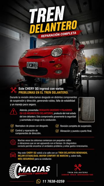 Caso Real: Reparación de Tren Delantero
