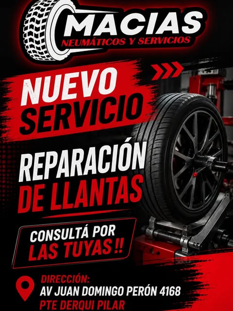 Nuevo Servicio: Reparación de Llantas